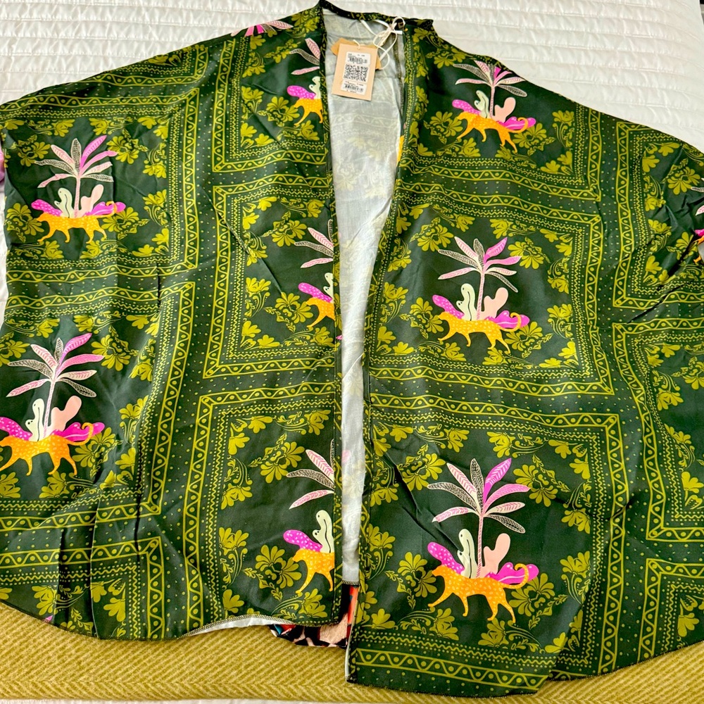 FIORY Beach Street open kimono shirt brand  new with TAGS